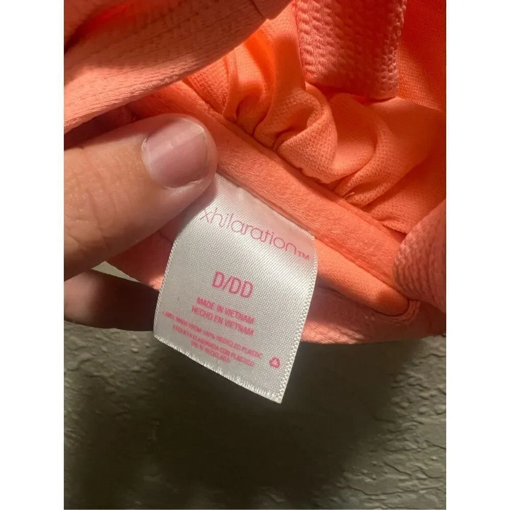 Xhilaration Orange Swimsuit Top Woman’s Size D/DD